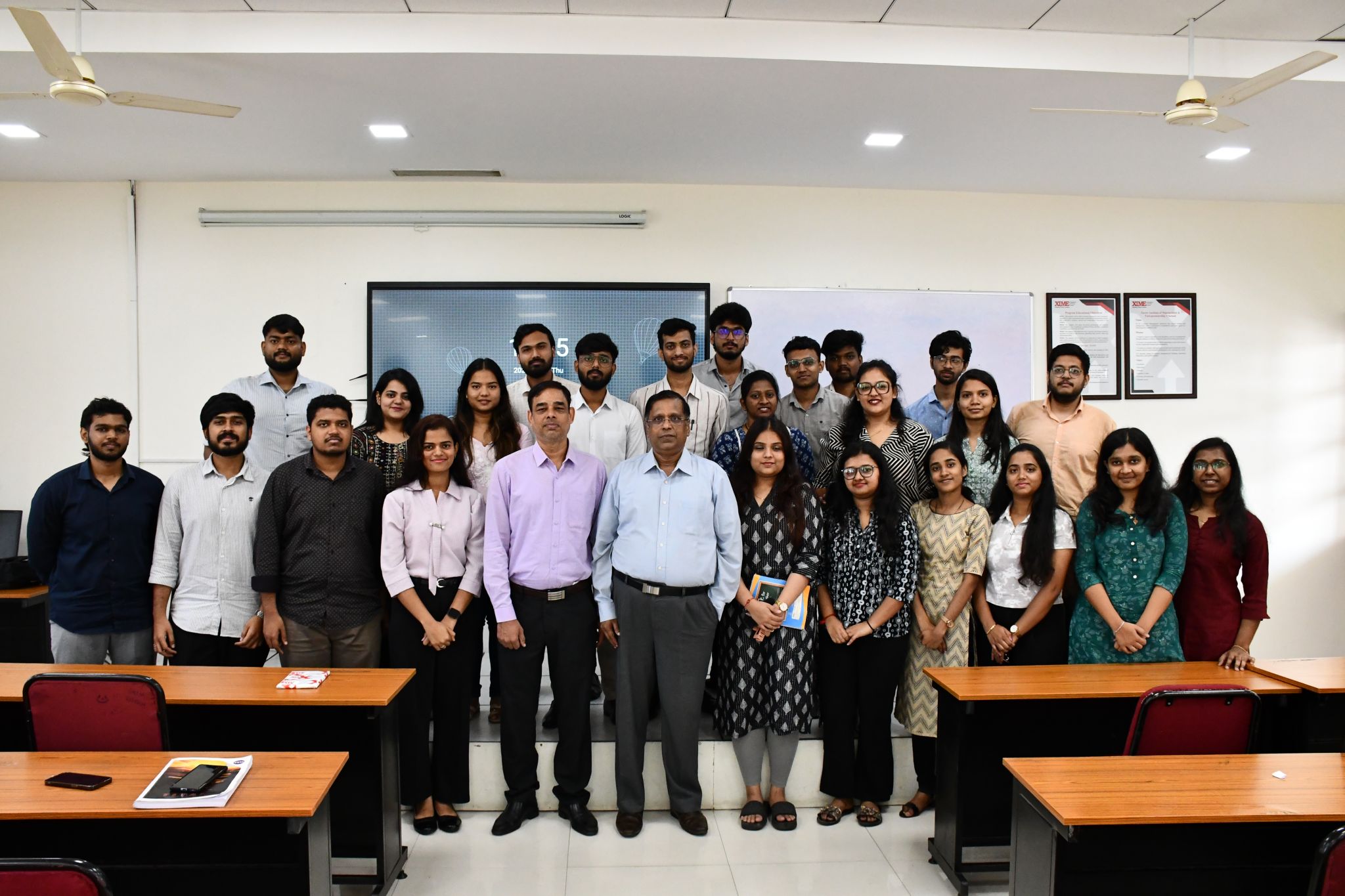 Rajesh Srinivasan delivering a digital transformation masterclass at XIME Chennai